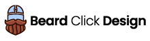 Beard Click Design Logo
